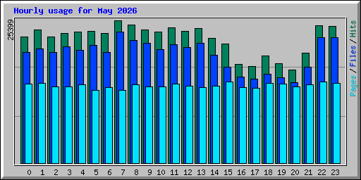 Hourly usage for May 2026